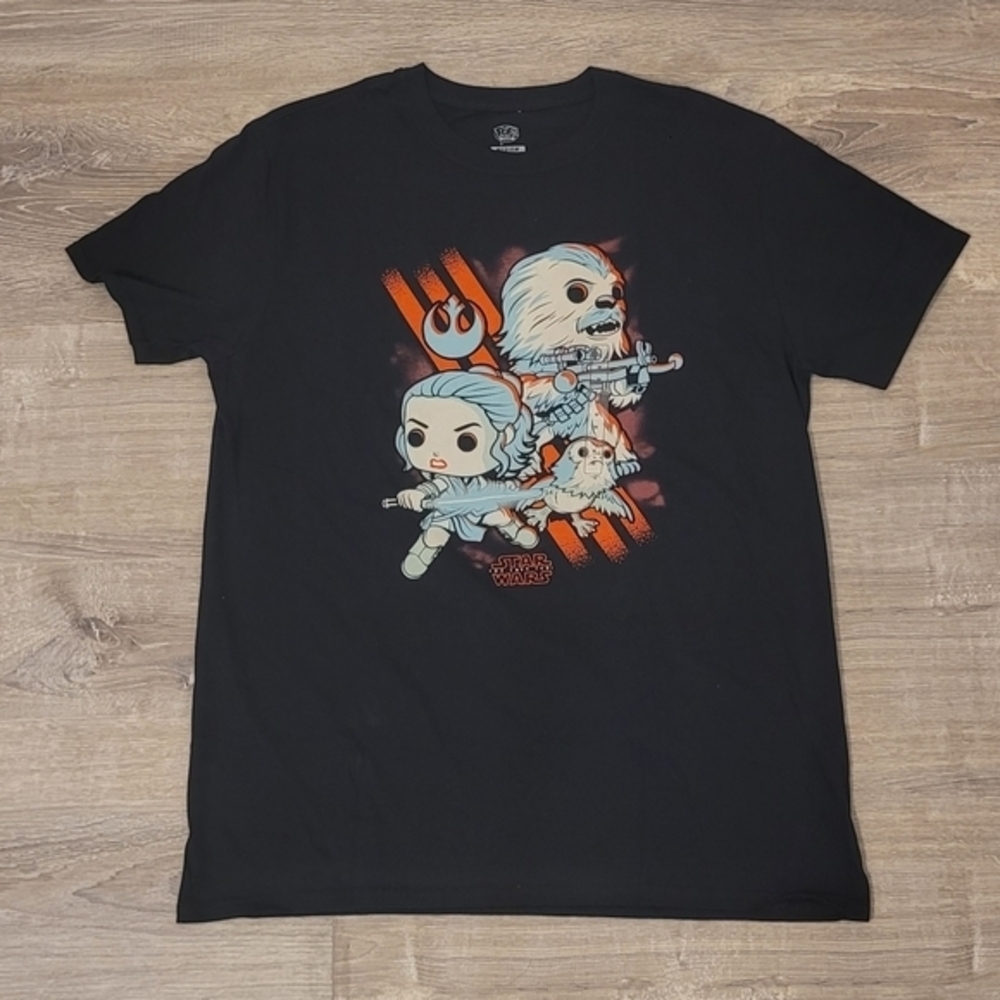 NWT Funko Pop Star Wars The Last‎ Jedi Black Tee Shirt Size Medium